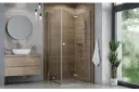 Exo-H Chrome square shower cabin 90x90x195