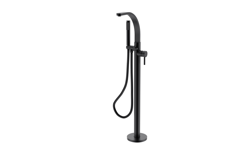Decco III Freestanding Bathtub Faucet (Matt Black)