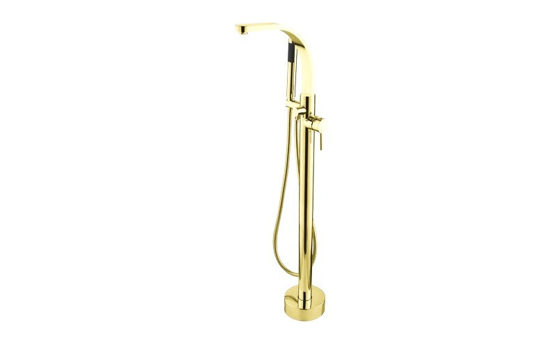 Decco II Freestanding Bathtub Faucet (Light Gold)