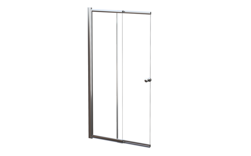 Easy Slide Chrome Bath Screen 100x150