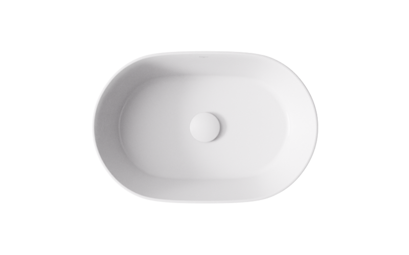 Lova Cera-Line 46 White Ceramic Countertop Washbasin