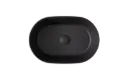 Lova Cera-Line 46 Matt Black Ceramic Countertop Washbasin