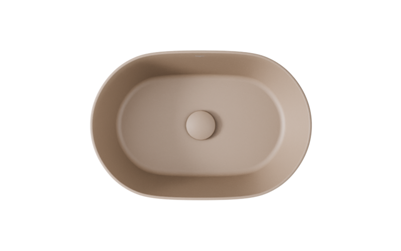 Lova Cera-Line 46 Matt Mokka Ceramic Countertop Washbasin