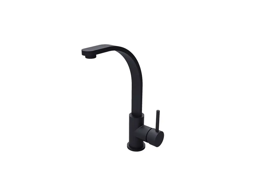 Decco I with Movable Spout, Matt Black