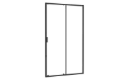 Zarya Black Shower Door 120x190