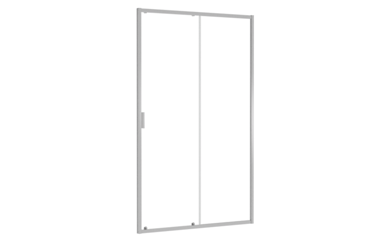 Zarya Chrome Shower Door 120x190