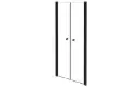 Sinco Due Black Shower Door 80x195