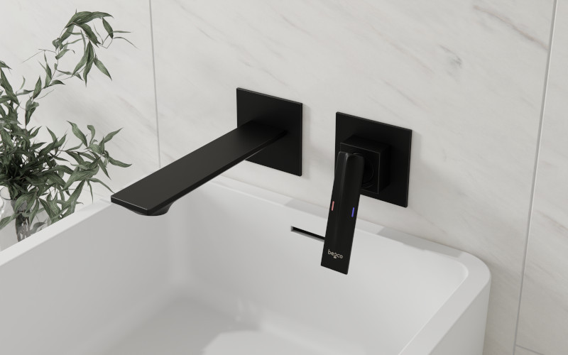 Aspira Wall-Mounted Washbasin Mixer
