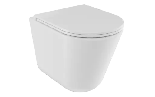 Laax Ergo White toilet bowl set plus Laax White soft-close toilet seat