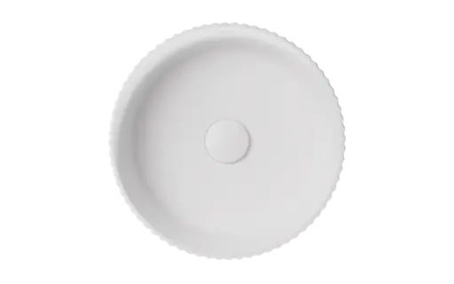 Clea Ryfle Cera-Line 36 White Countertop Ceramic Washbasin