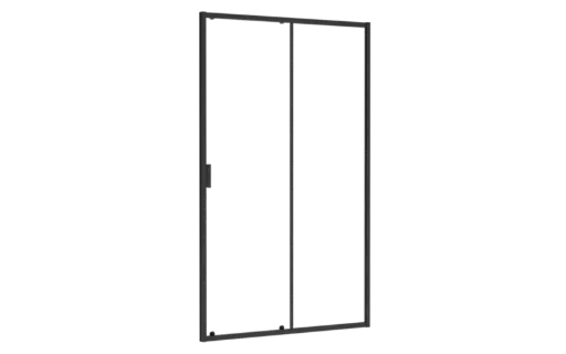 Zarya Black Shower Door 100x190