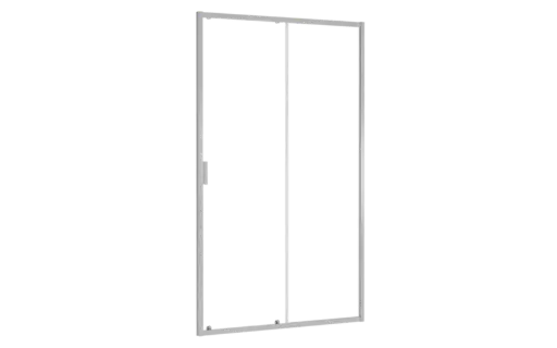 Zarya Chrome Shower Door 130x190