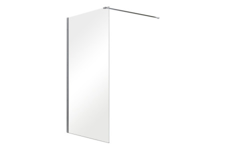 Aveo Chrome Walk-in Cabin 90x195cm