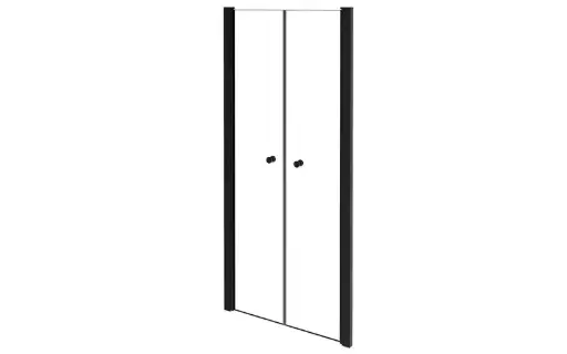 Sinco Due Black Shower Door 90x195